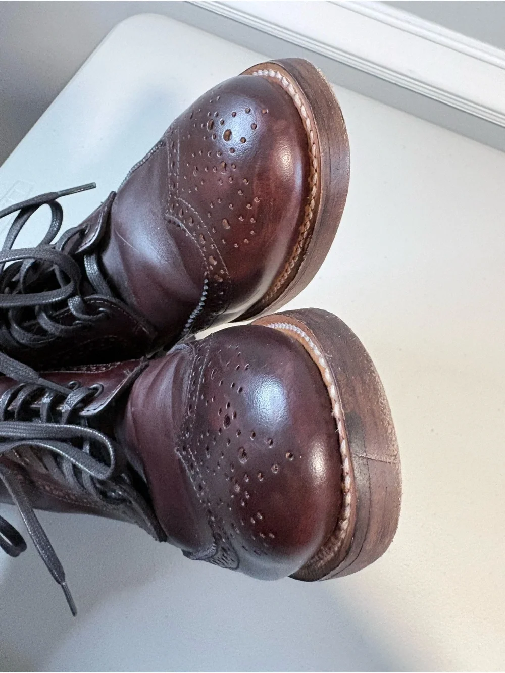 Thursday Boot Company Wingtip Color #77 Leather Brogue Boots Men’s 8
